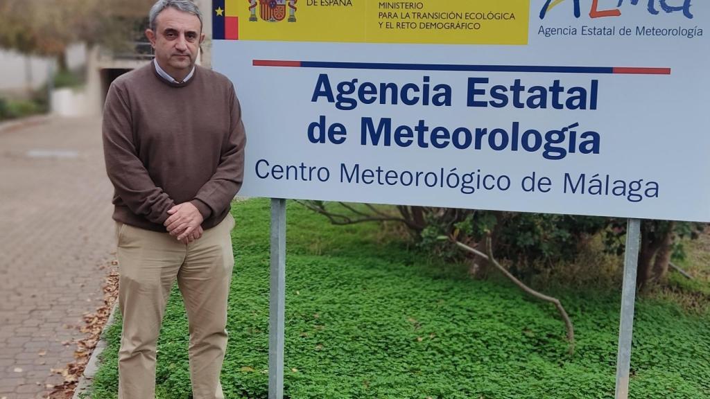 Jesús Riesco, director del Centro Meteorológico de Málaga.