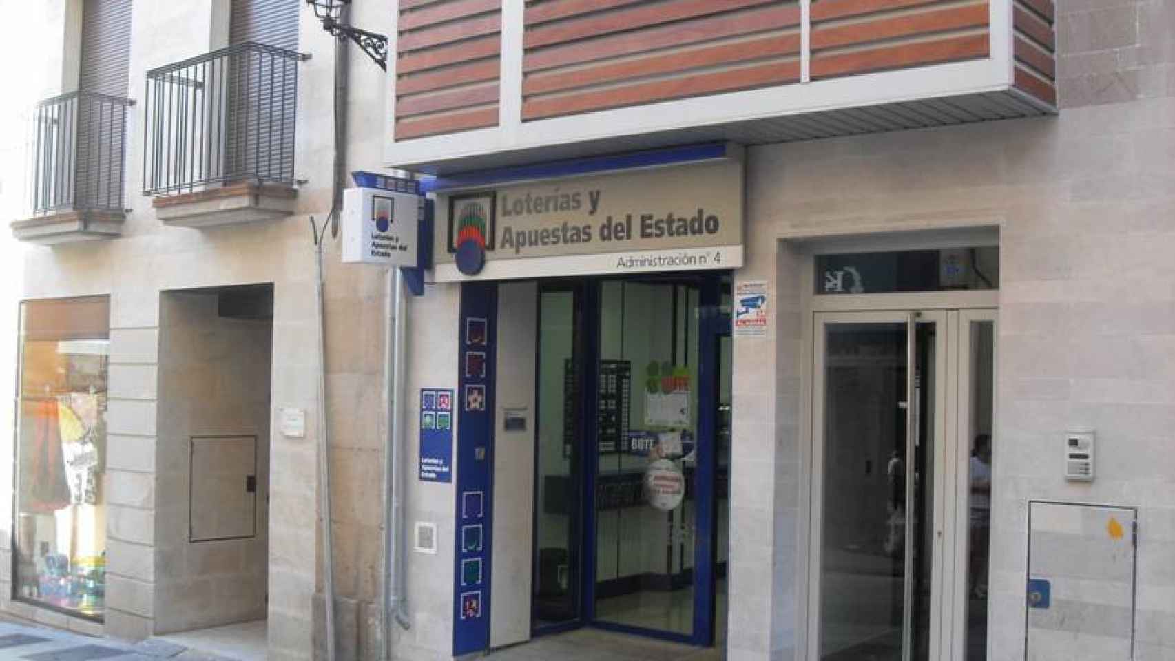 Administración de lotería de la calle Numancia, en Soria