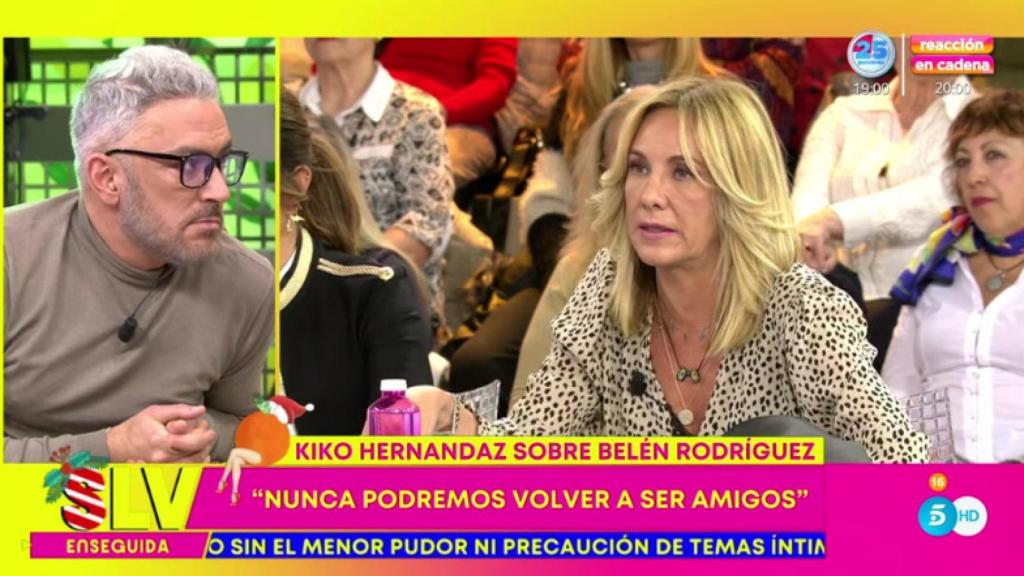 Kiko Hernández asegura que Belén Ro habría denunciado a 'Sálvame'.