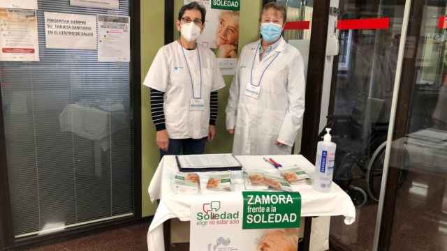 Voluntarias del Colegio de Enfermería de Zamora