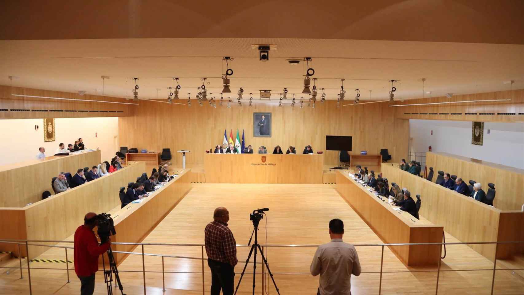 El Pleno de la Diputación de Málaga.