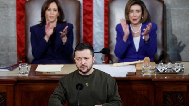 Zelenski en el Congreso de EEUU