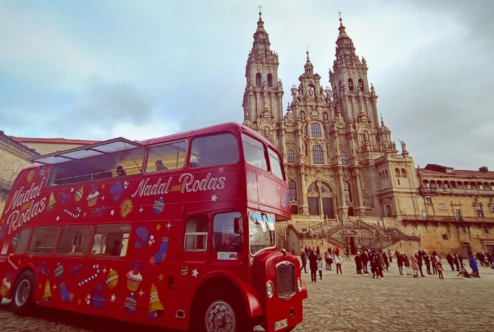 El autobús de Nadal Sobre Rodas en Santiago