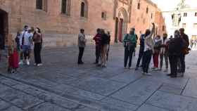 Turistas en Salamanca