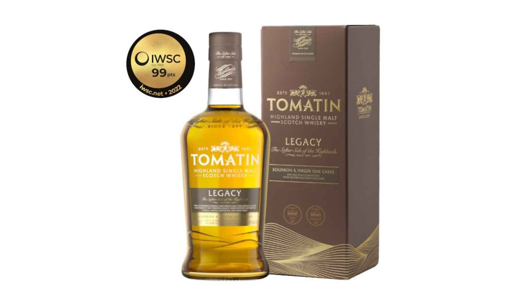 Tomatin Legacy Highland Single Malt Scotch Whisky.