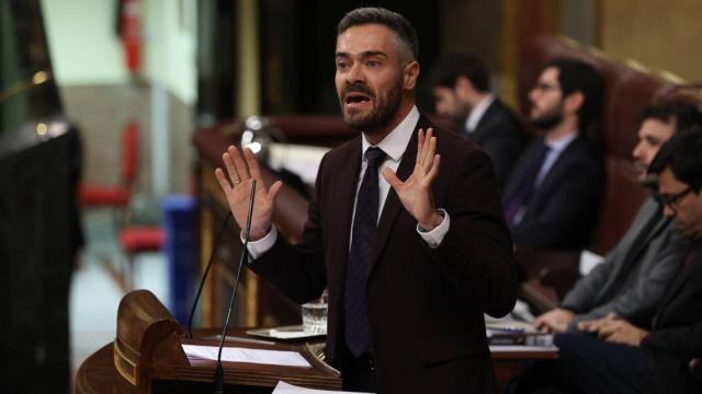 El diputado del PSOE Felipe Sicilia en el Congreso de los Diputados.