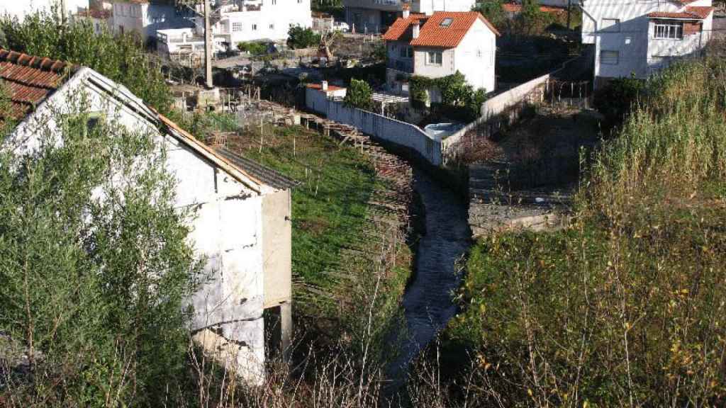 Río Lameira, en Marín (Pontevedra).