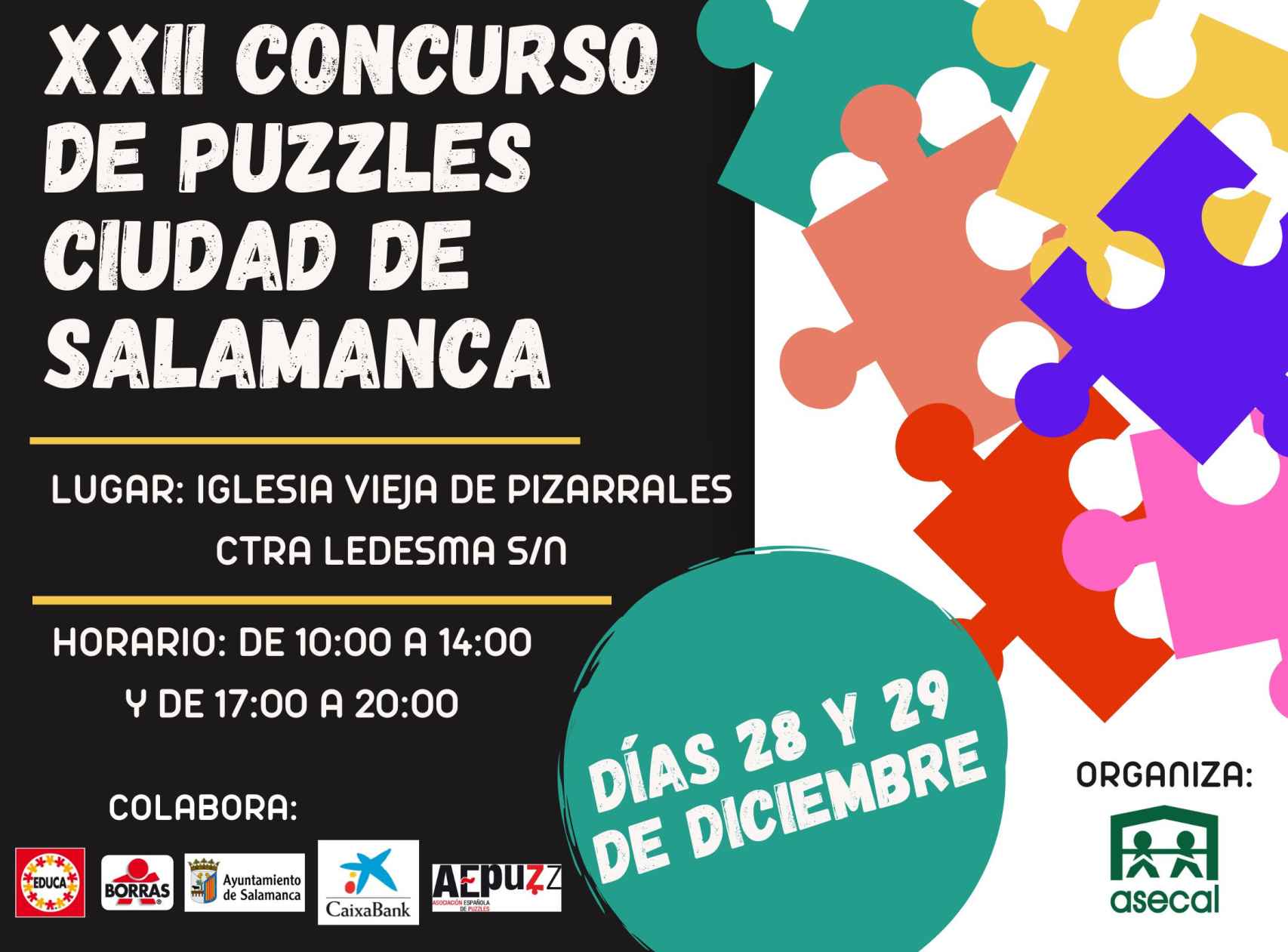 XXII Concurso de puzzles ciudad de Salamanca