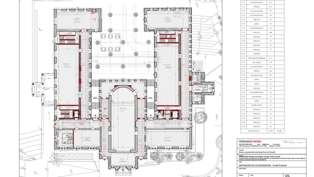 Imagen de los espacios principales del proyecto arquitectónico