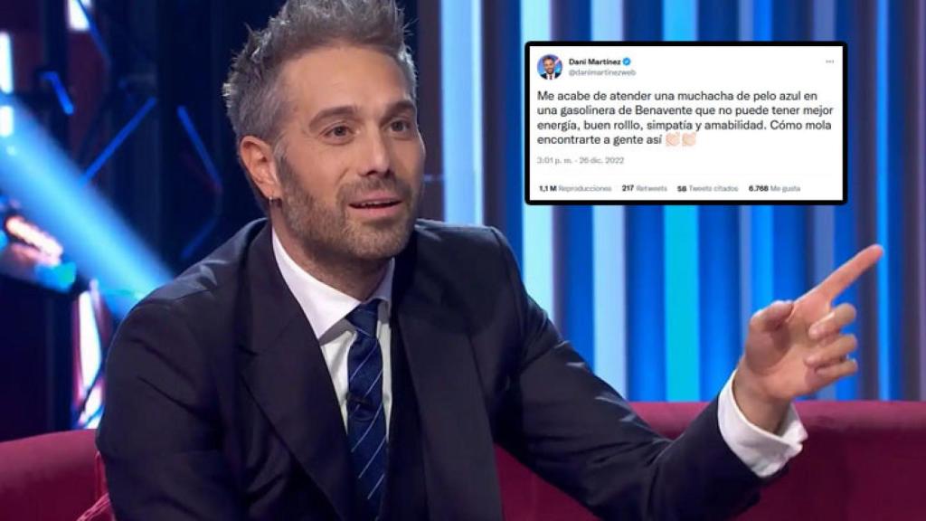 Dani Martínez y el tuit sobre la muchacha del pelo azul de Benavente