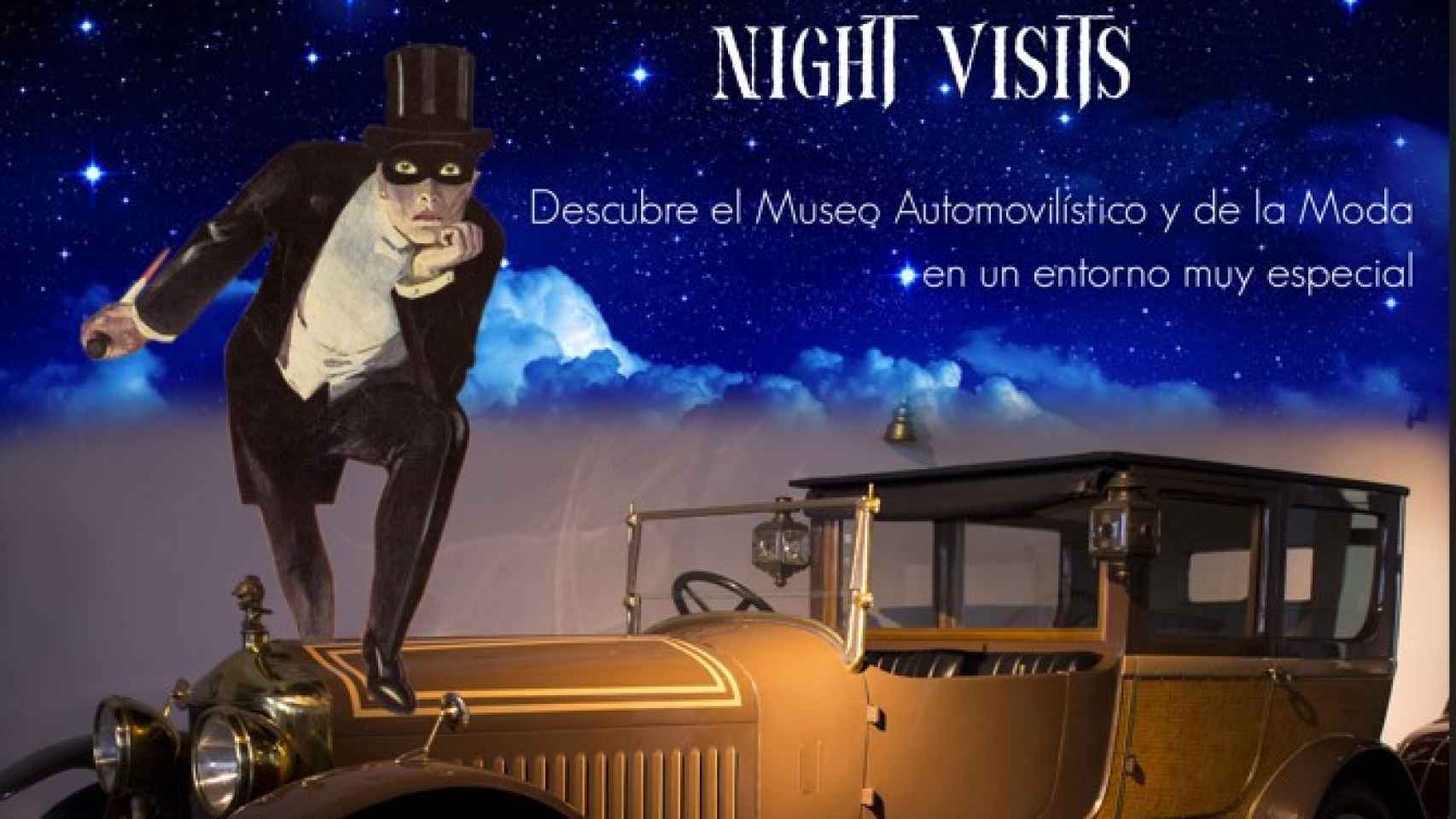 Visitas nocturnas y misteriosas en el Museo Automovilístico y de la Moda de Málaga