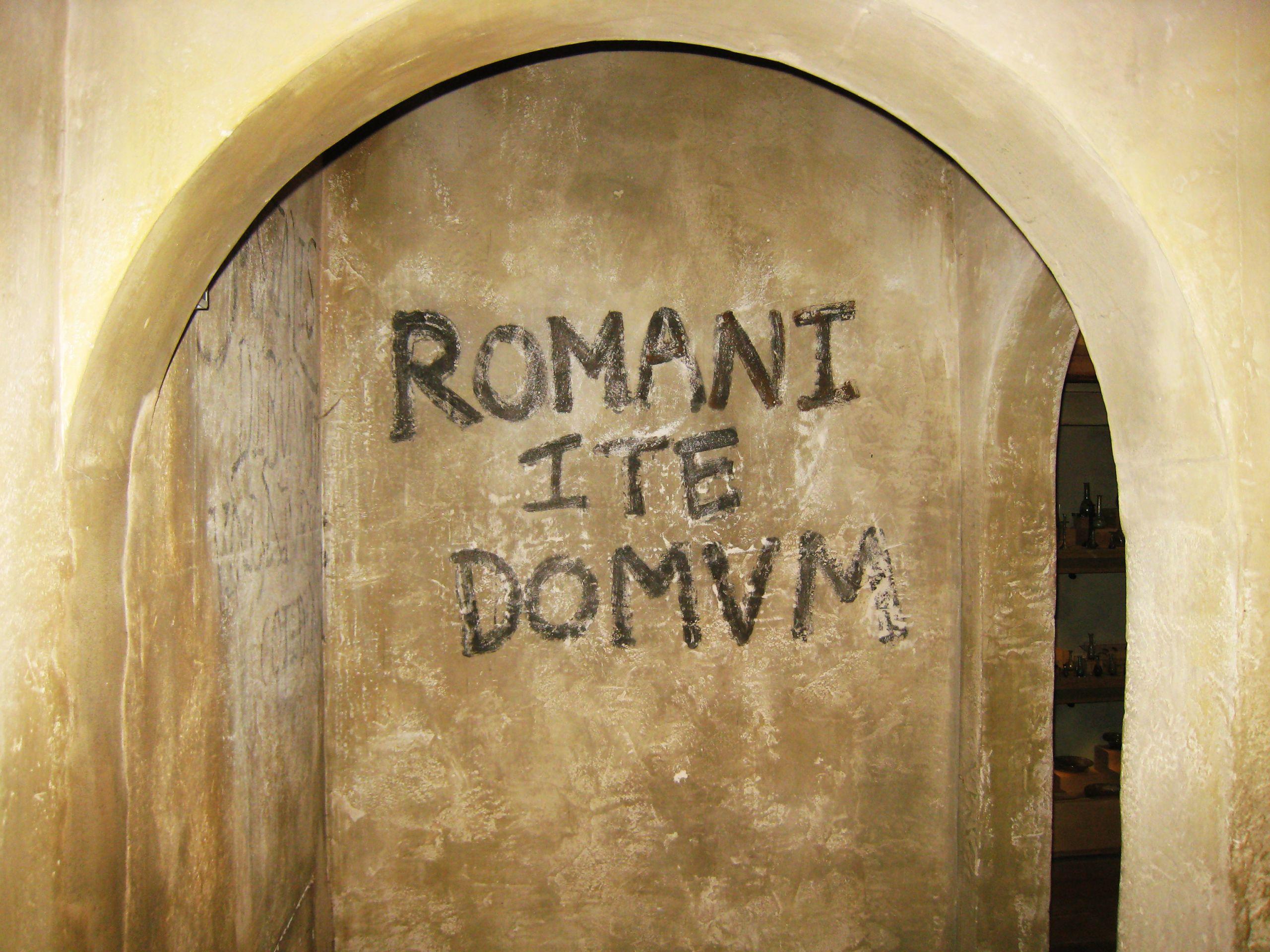Romani ite domum, via wikimedia commons