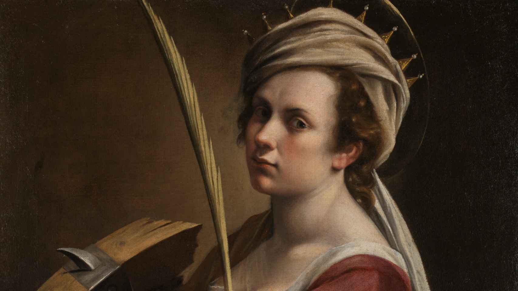 Artemisia Gentileschi: 'Autorretrato como santa Catalina de Alejandría'. National Gallery de Londres