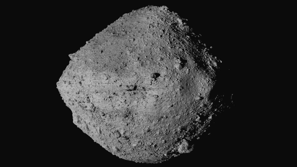 Imagen del asteroide Bennu.