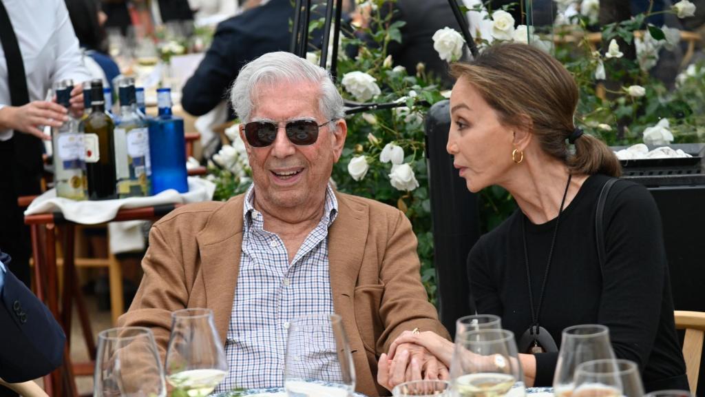 Mario Vargas Llosa e Isabel Preysler en una de sus últimas apariciones públicas, en octubre de 2022.