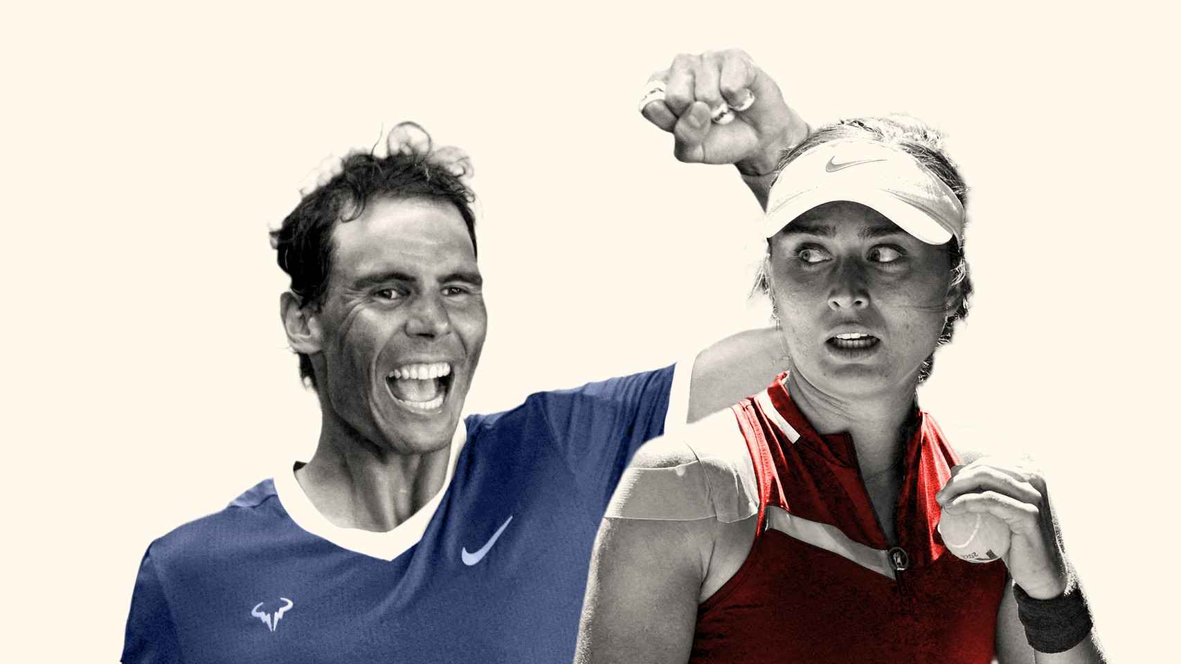 Rafael Nadal y Paula Badosa