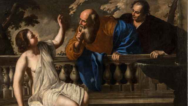 Artemisia Gentileschi: 'Susana y los viejos'. Pinacoteca Nazionale  de Bolonia