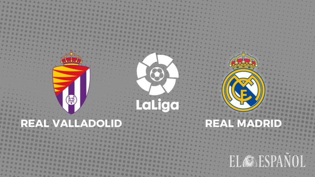 Cartel del Valladolid - Real Madrid de La Liga 2022/2023