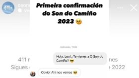 Messi confirma su asistencia al O Son do Camiño.