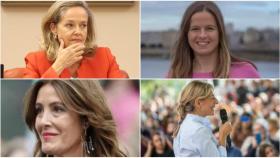 Nadia Calviño, Yolanda Díaz, Eva Cárdenas y Sofía Toro.