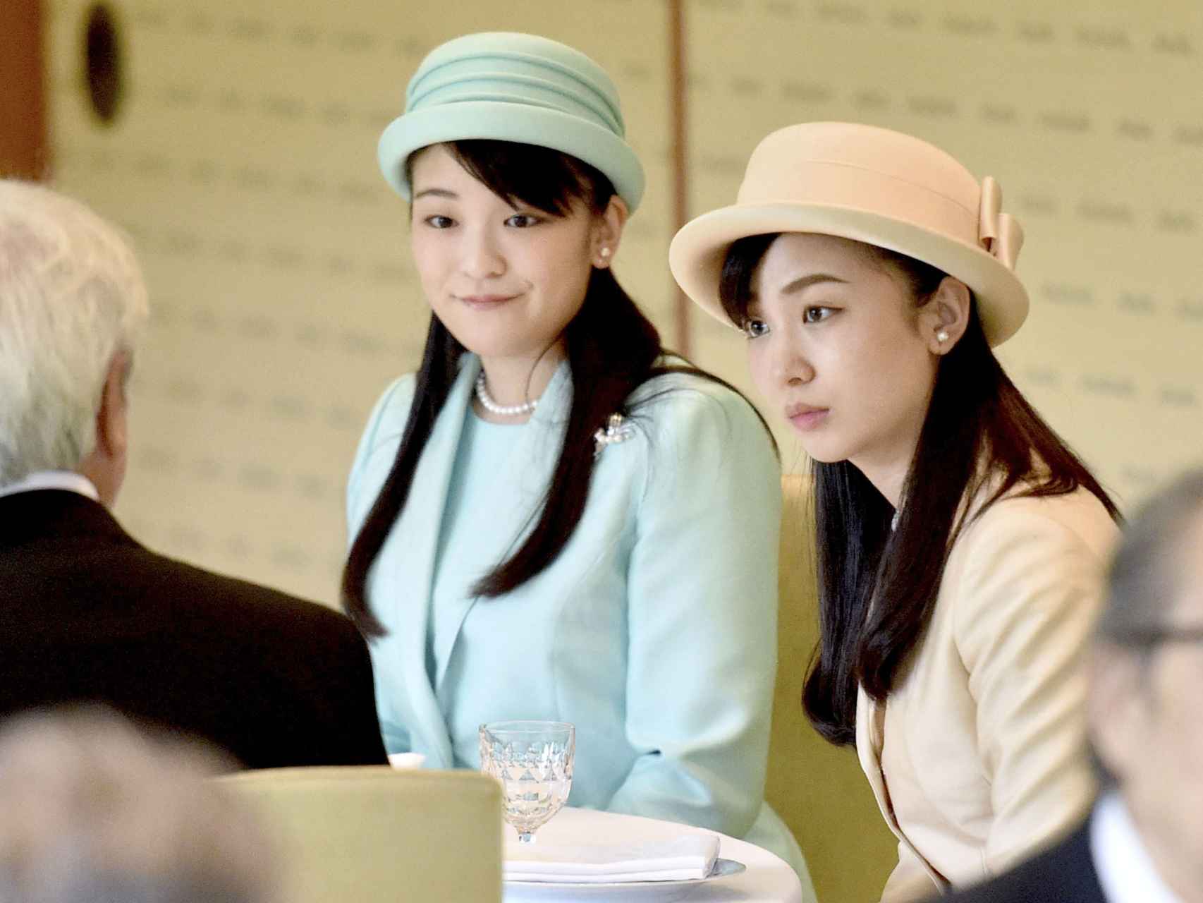 Las princesas Mako y Kako en una imagen de archivo.