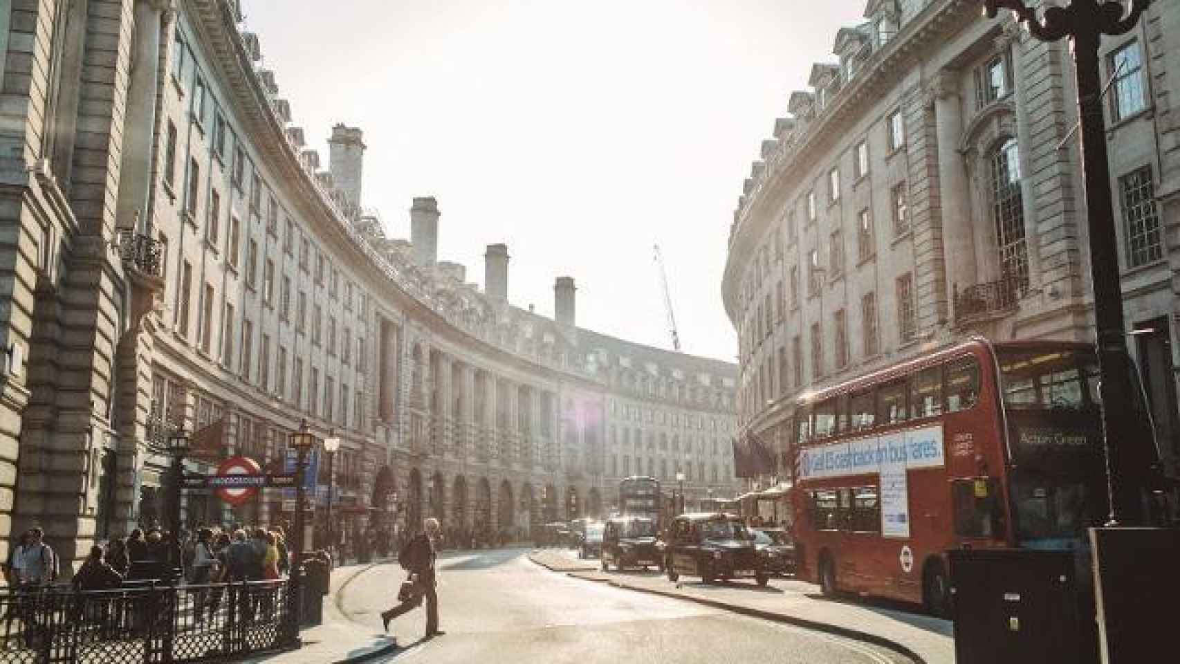 Vista actual de la Regent Street de Londres, donde losada vivió.