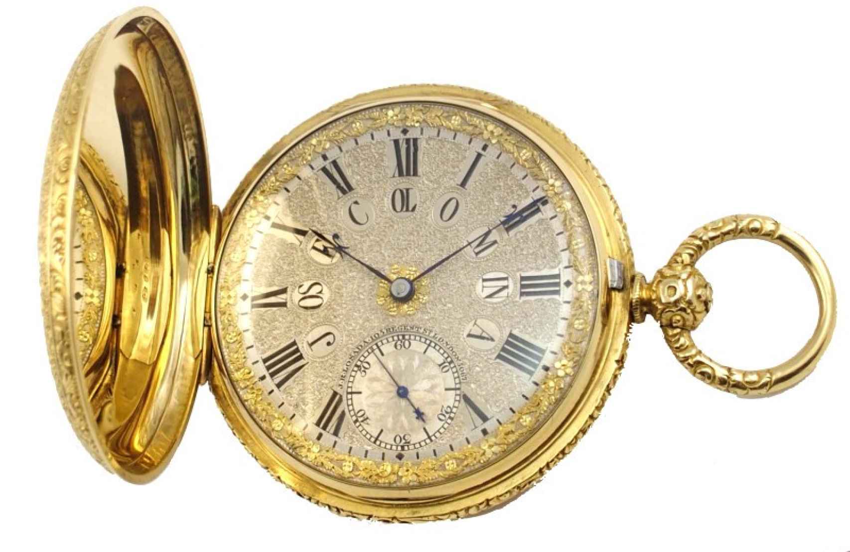 Reloj de bolsillo fabricado por Losada.