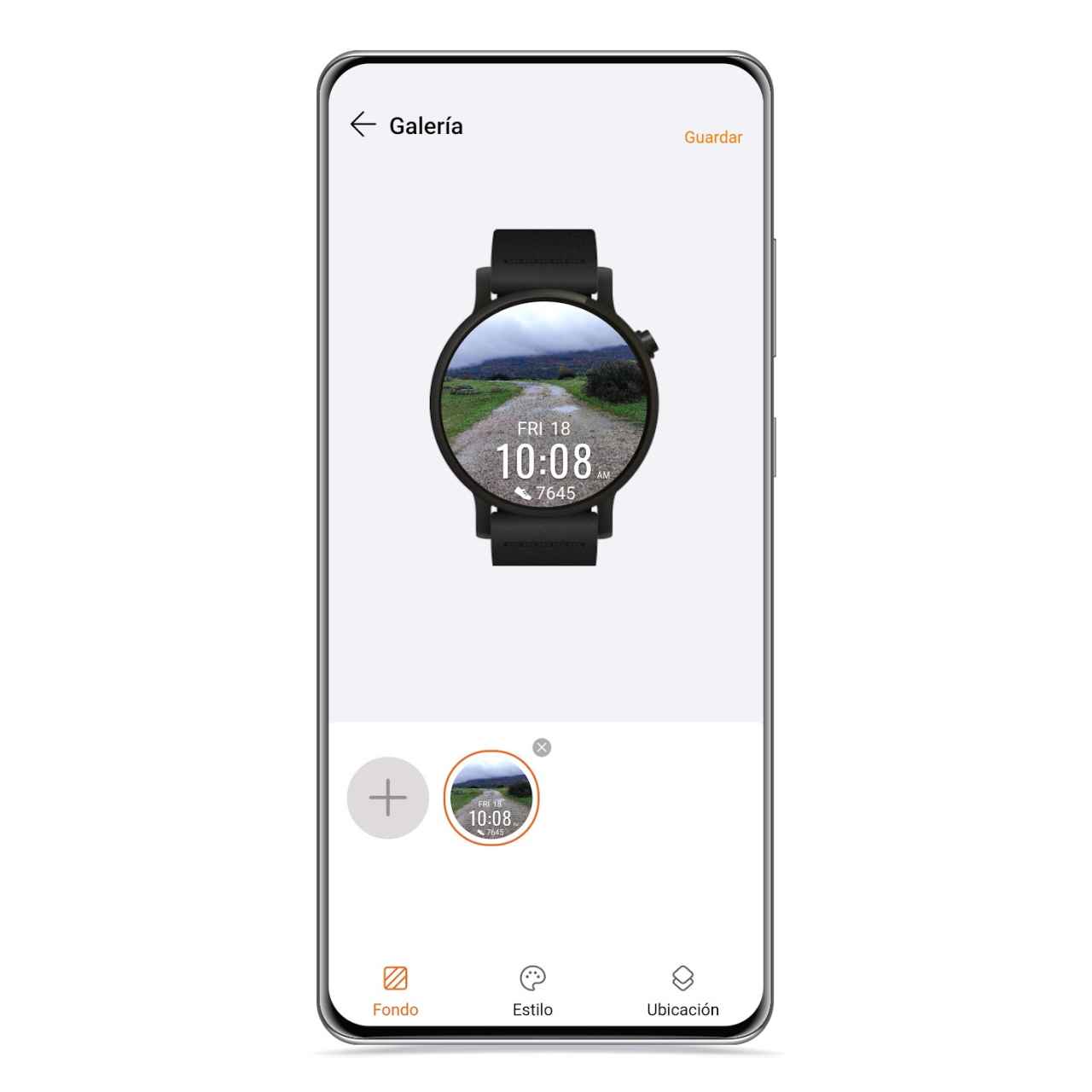 Fotografía personalizada en relojes Huawei