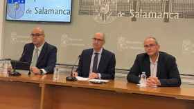 Tres diputados longevos en la Diputación de Salamanca, Carlos García Sierra, Javier Iglesias y Antonio Luis Sánchez