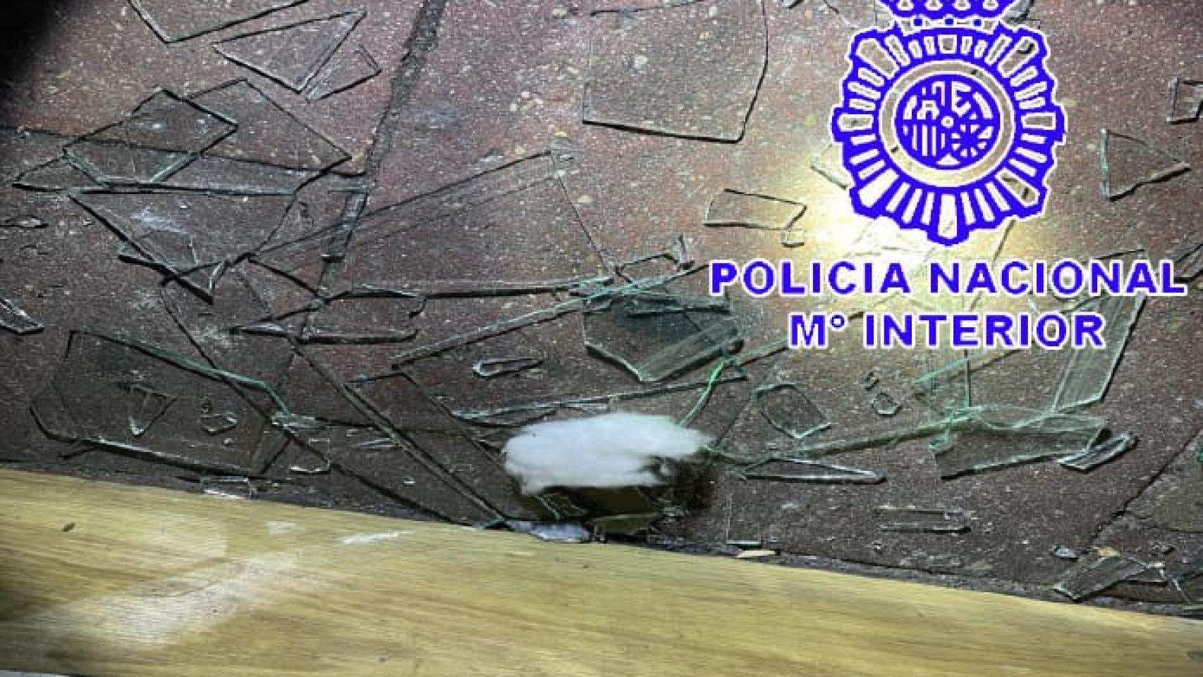 Imagen del cristal roto