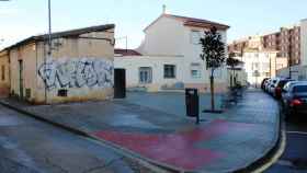 Obras en la calle de la Salud de Zamora