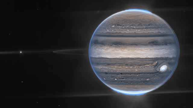 El planeta Júpiter captado por el telescopio espacial James Webb