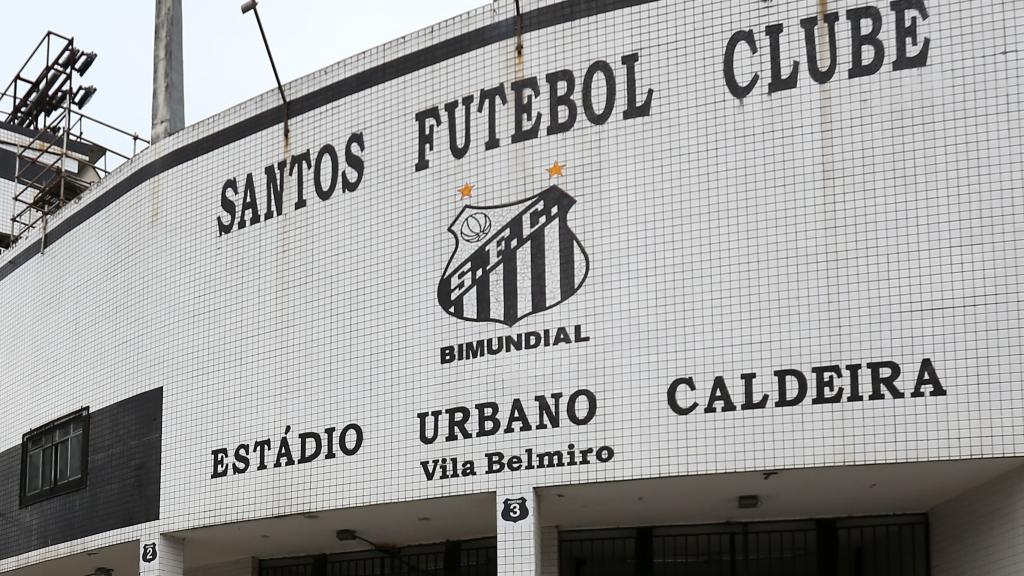 El estadio del Santos, el Urbano Caldeira, en Vila Belmiro