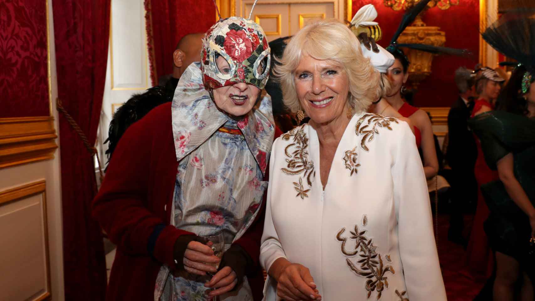 Vivenne, con la entonces duquesa de Cornualles en 2019.