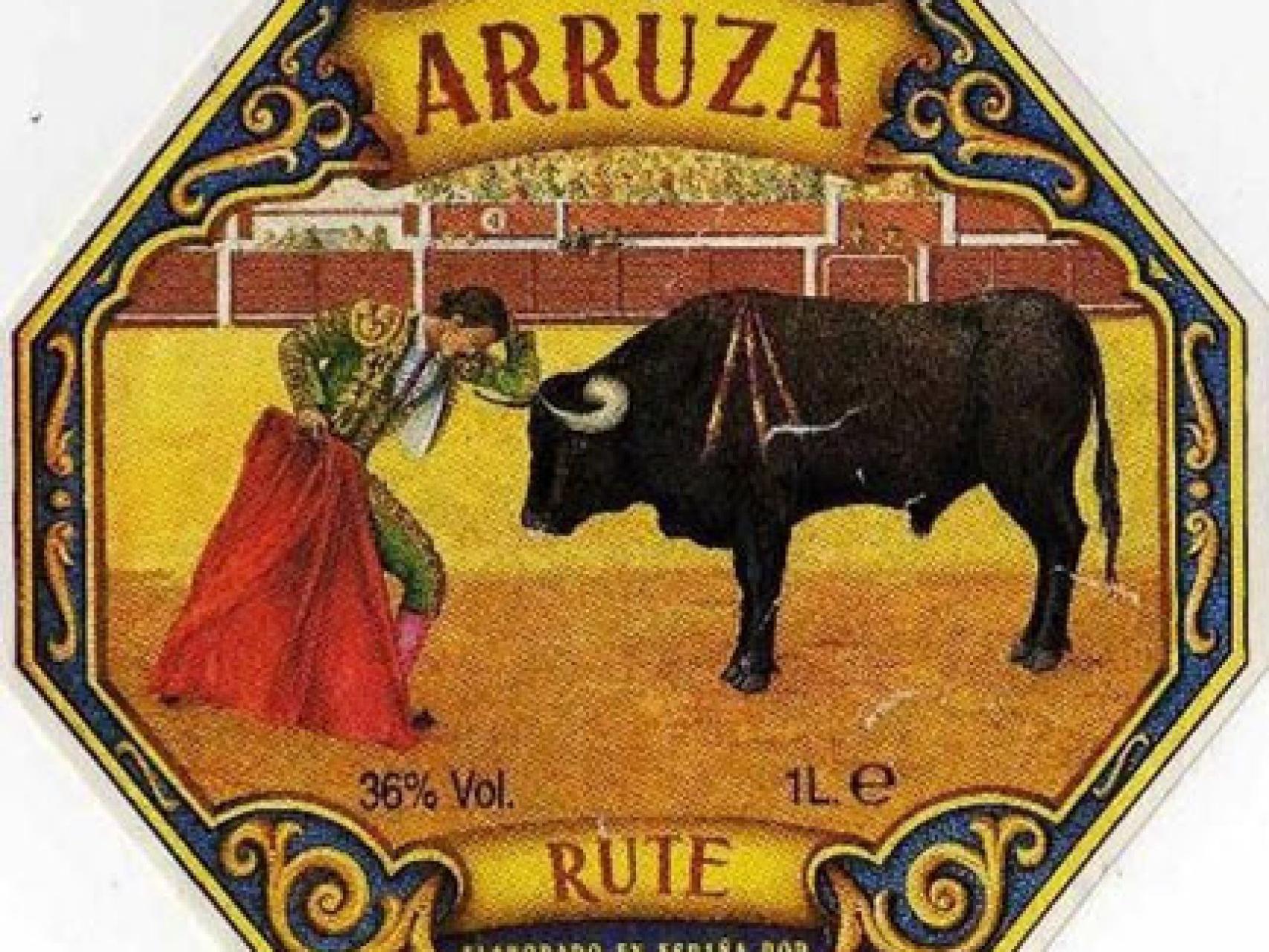 Arruza alcanzó tal popularidad que las firmas comerciales de la época diseñaron una etiqueta del famoso anís de la cordobesa Rute en honor al diestro mexicano