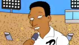 Imagen de Pelé en 'Los Simpson'