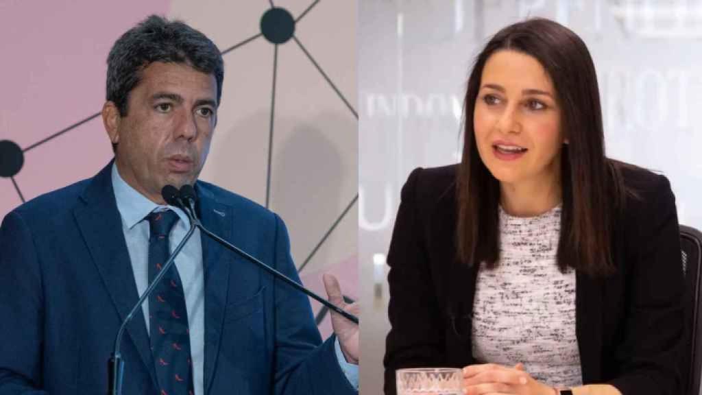 Carlos Mazón e Inés Arrimadas, responsables del PPCV y de Cs.