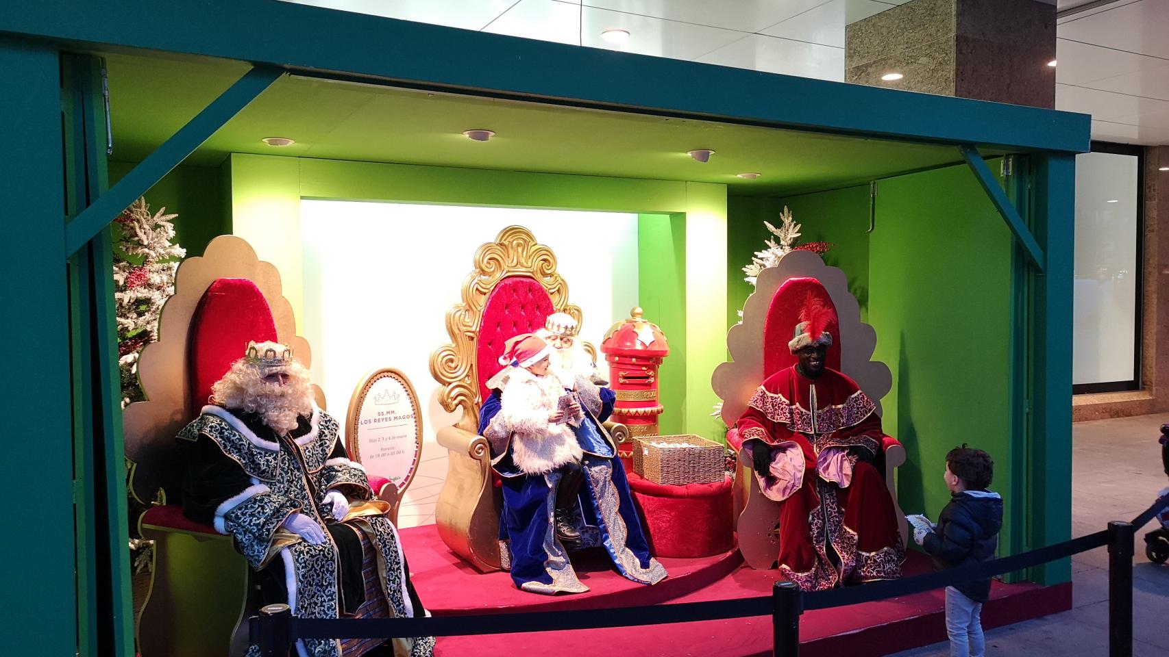 Los Reyes Magos, en El Corte Inglés de Salamanca