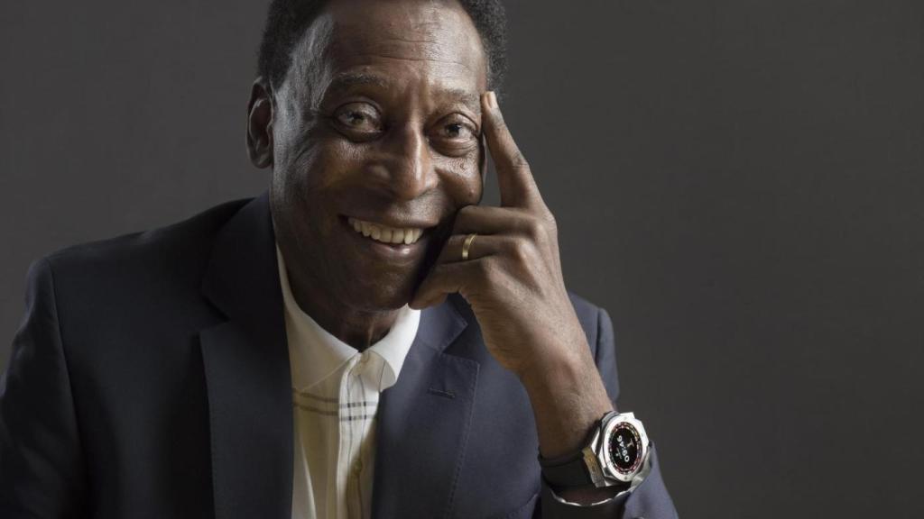 Pelé, en una campaña publicitaria de la marca Hublot