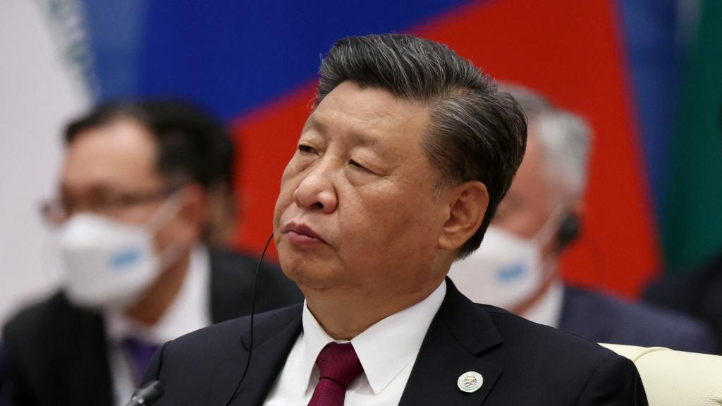 Xi Jinping, en la cumbre de la Organización de Cooperación de Shanghai celebrada en Samarcanda.