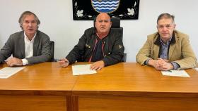 Santiso, Fernández y Canle firmaron el convenio