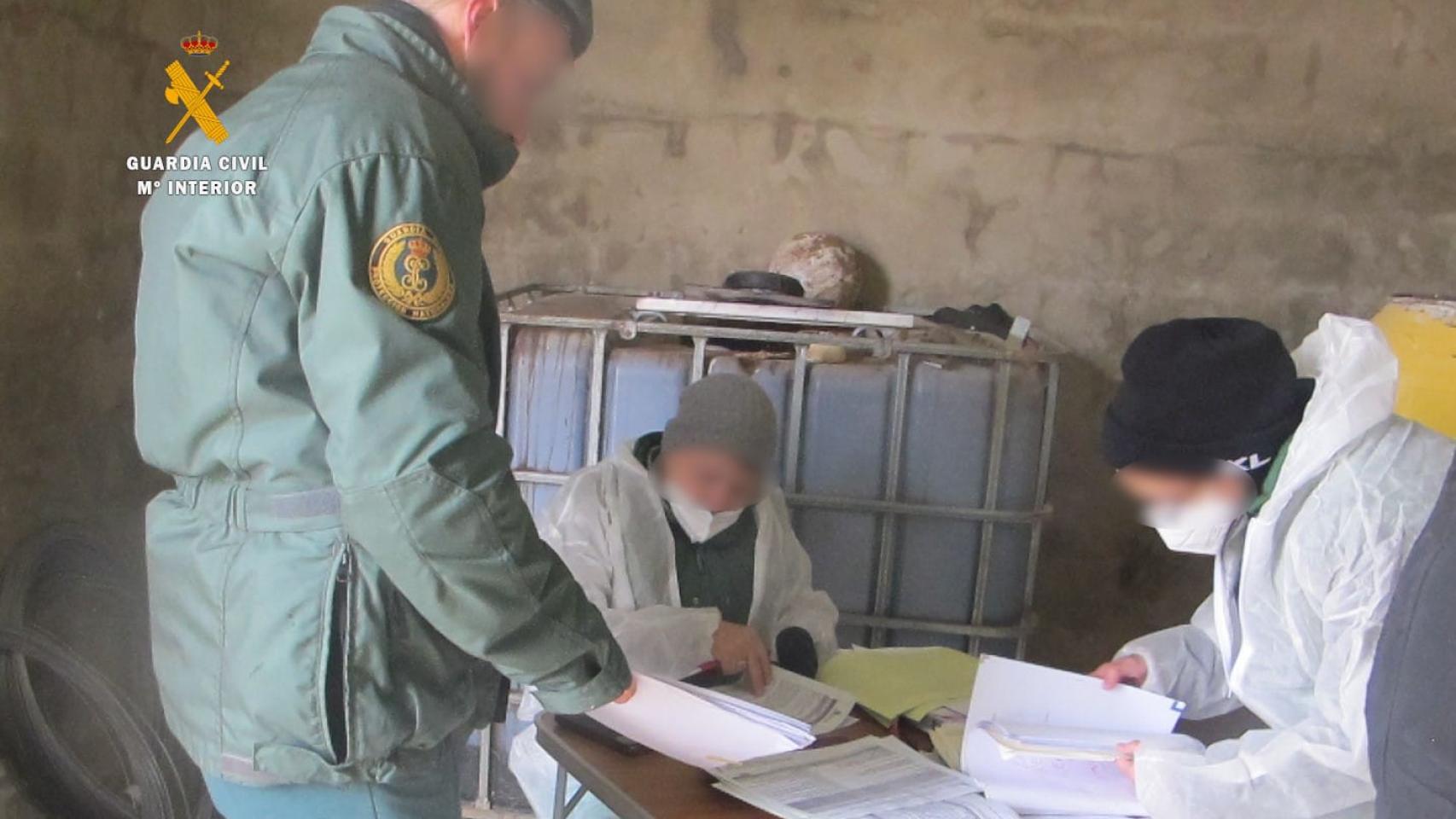 Inspección a la explotación ganadera en Aliste