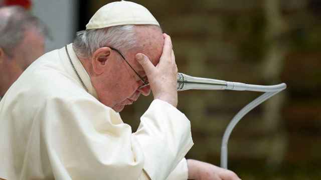 El Papa, el pasado miércoles, cuando pidió una oración especial por Benedicto XVI.
