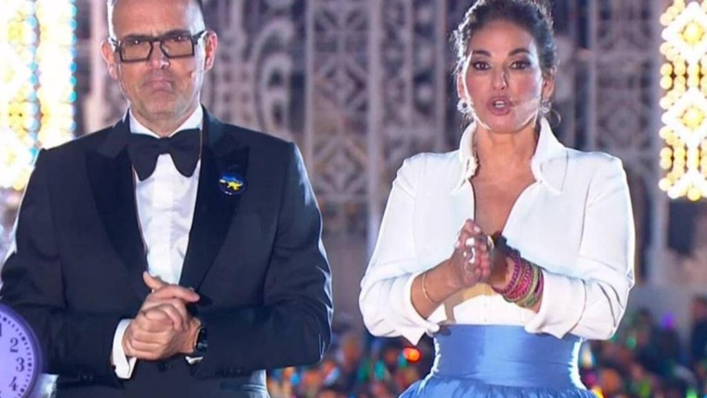 Risto Mejide y Mariló Montero dieron las Campanadas en Mediaset.