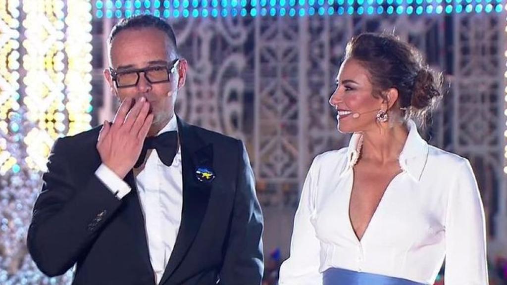 Risto Mejide mandó una pulla a las presentadoras de TVE y Antena 3 en las Campanadas de Mediaset.
