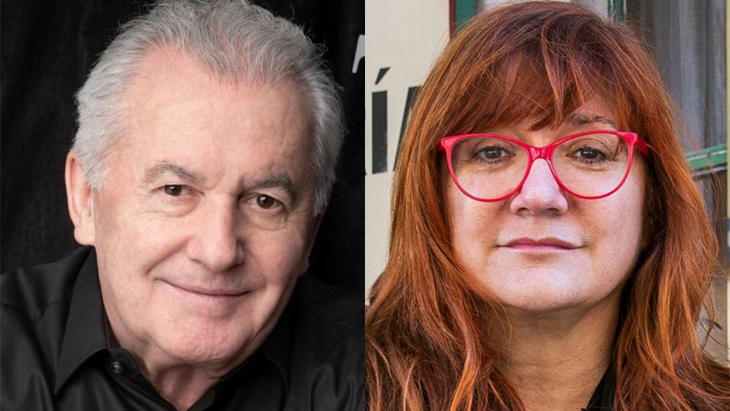 Víctor Manuel e Isabel Coixet.