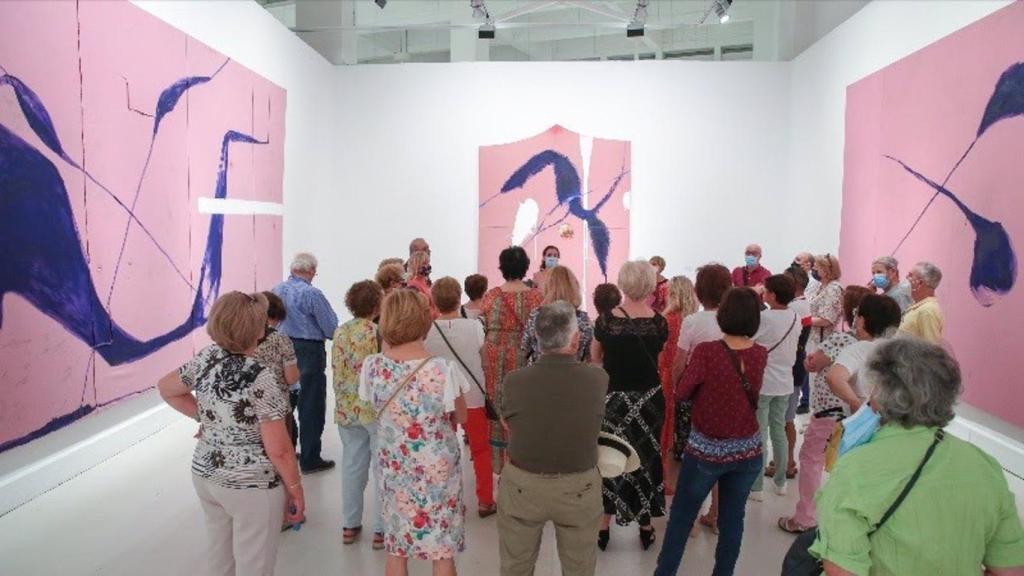 Asistentes al Centro de Arte Contemporáneo de Málaga.