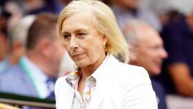 Martina Navratilova, durante Wimbledon 2022