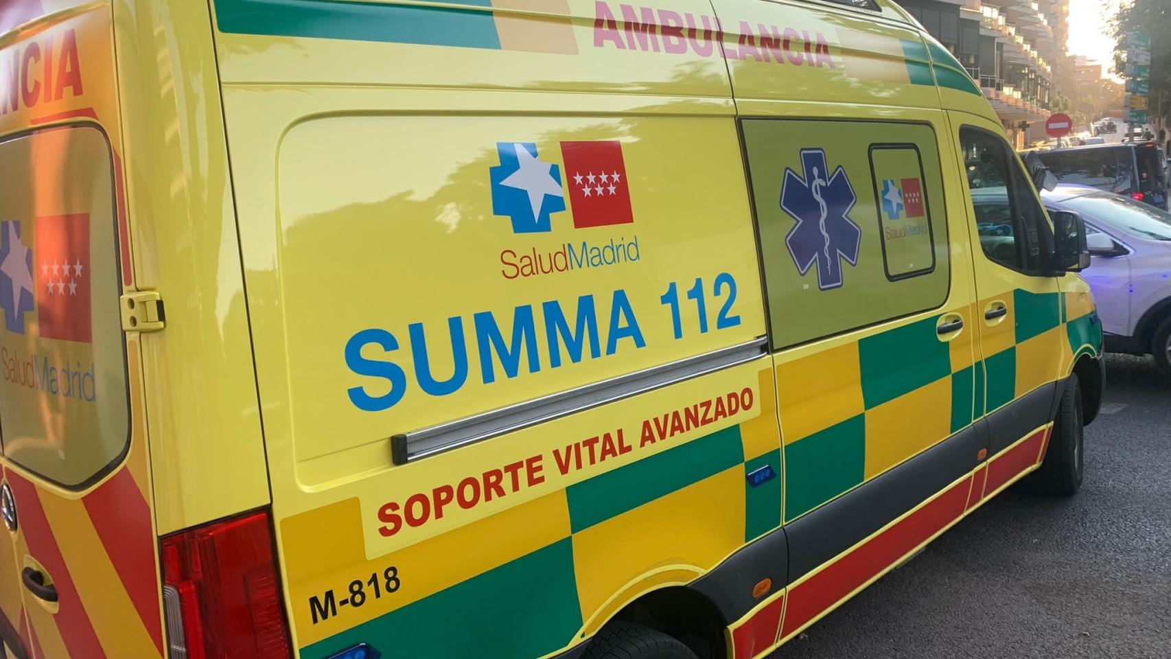 Ambulancia del Summa 112 de Madrid.