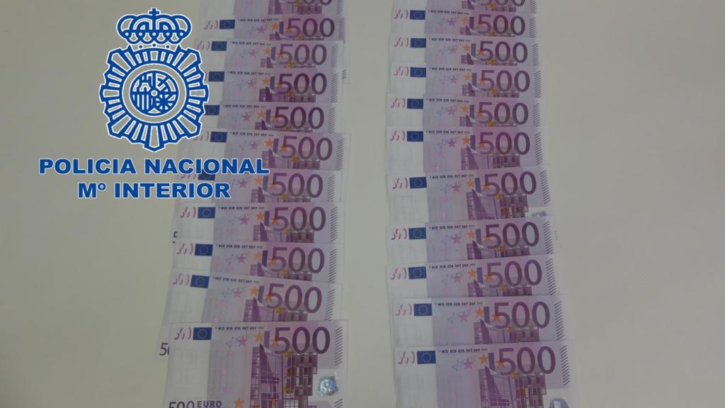 Estos son los billetes intervenidos.